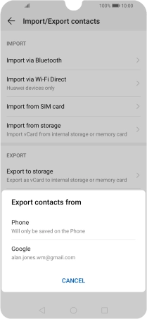 Press Phone.