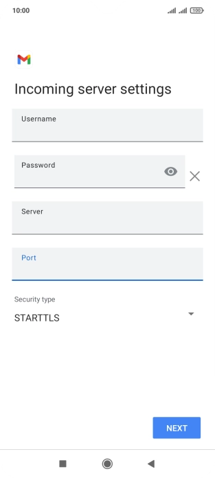 Press the drop down list below 
