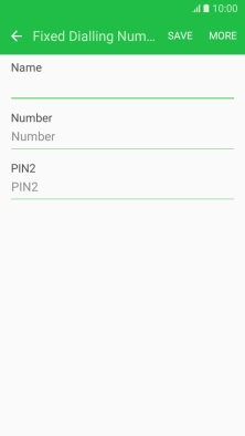 Press Number and key in the required phone number.