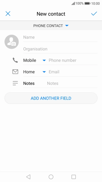 Press the address book drop down list.