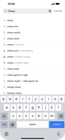 Press search.