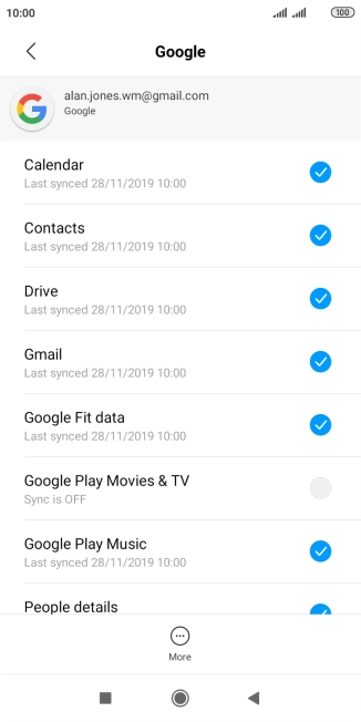 Press the Home key to return to the home screen.