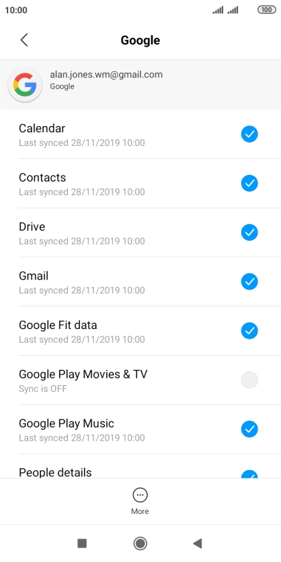 Press the Home key to return to the home screen.