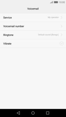 Press Voicemail number.