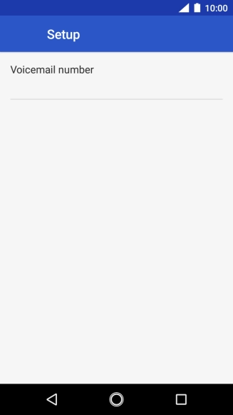 Press Voicemail number.