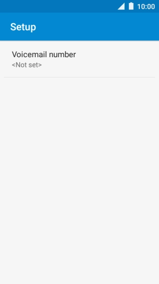 Press Voicemail number.