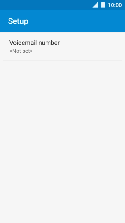 Press Voicemail number.