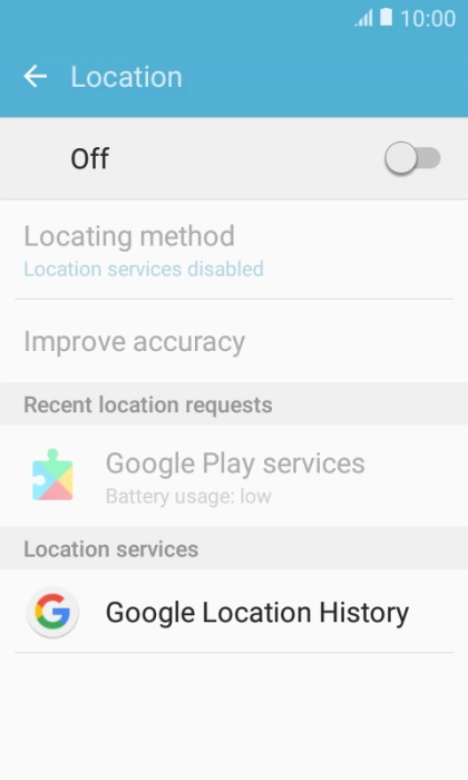 Press the indicator to turn the function on or off.