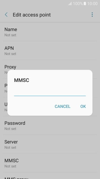 Key in http://www.vodafone.ie/mms and press OK.
