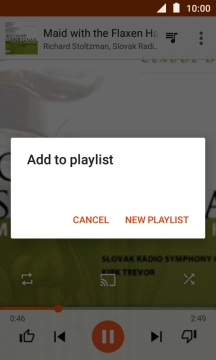 Press NEW PLAYLIST.