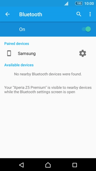 Press the Home key to return to the home screen.