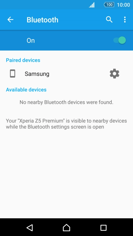 Press the Home key to return to the home screen.