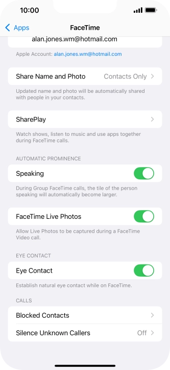 Press SharePlay.