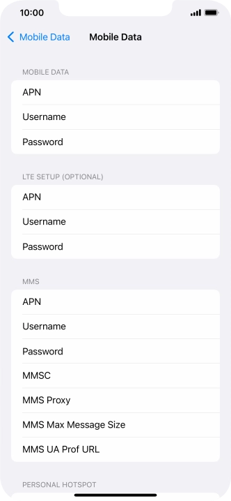 Press APN and key in mms.vodafone.net.
