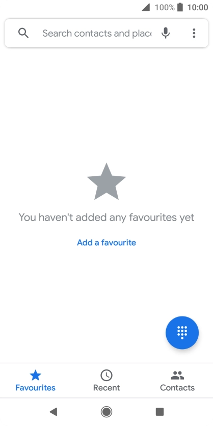 Press the menu icon.