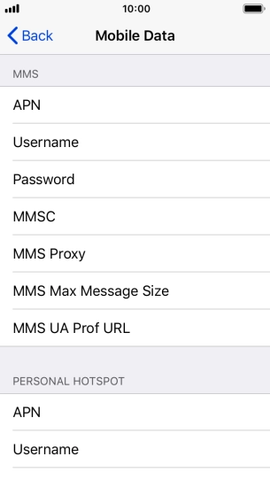 Press APN and key in mms.vodafone.net.