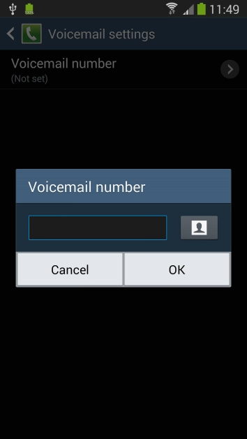 Key in (prefix) 5 (your phone number) and press .