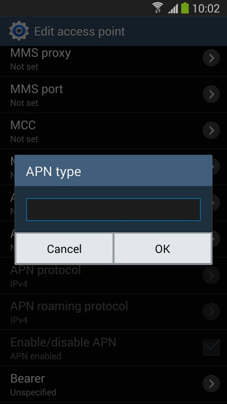 Key in mms and press .