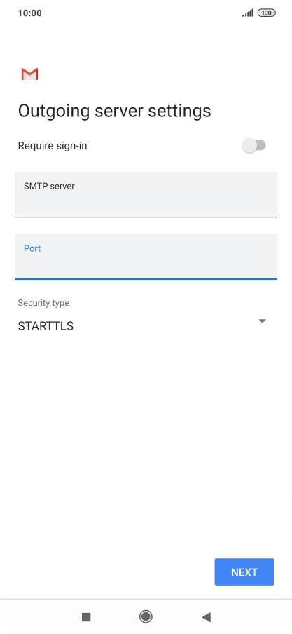 Press the drop down list below 