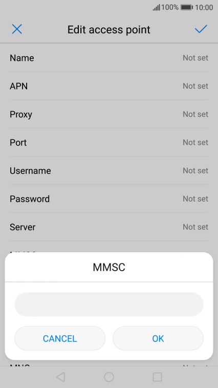 Key in http://www.vodafone.ie/mms and press OK.