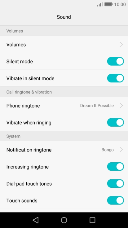 Press Phone ringtone.