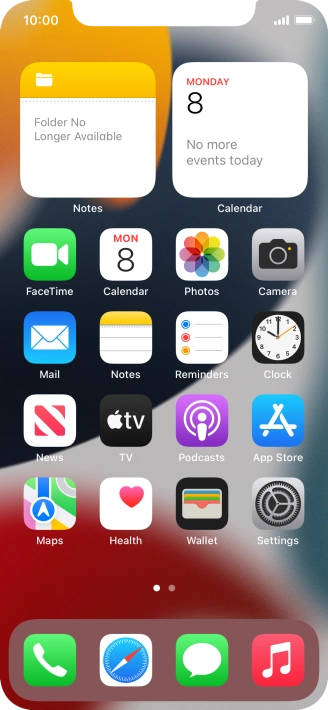 Press the phone icon.
