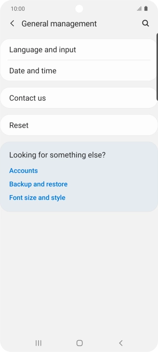 Press Reset.