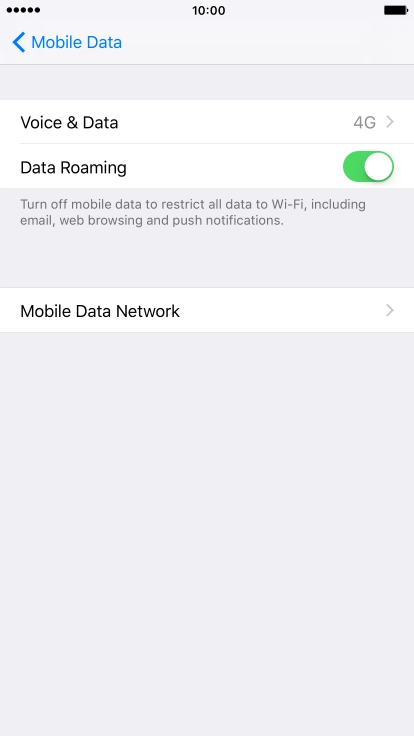 Press the Home key to return to the home screen.