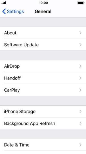 Press Background App Refresh.