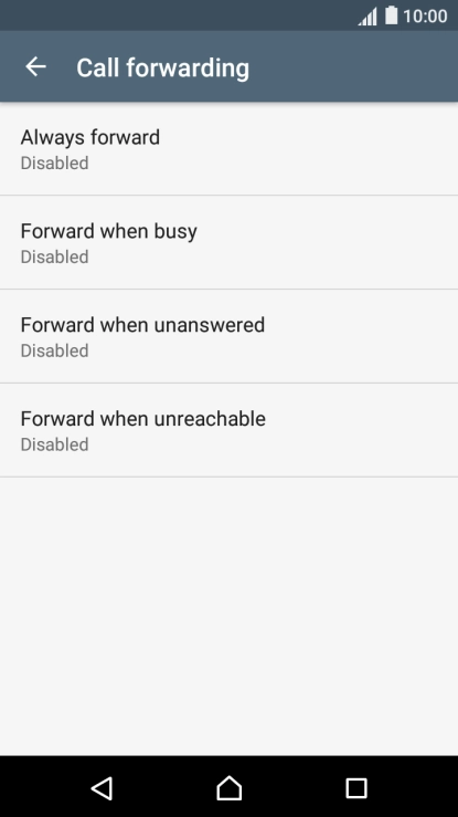Press the Home key to return to the home screen.