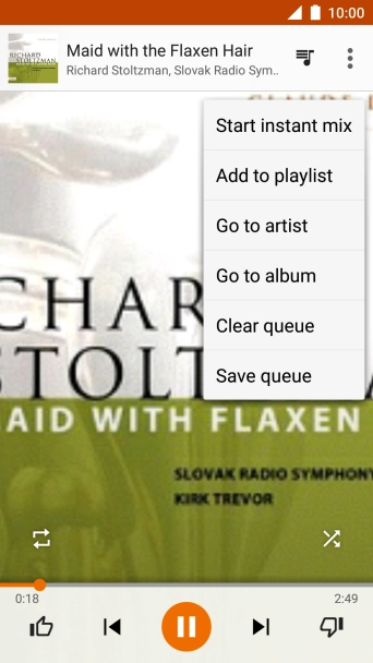 Press Add to playlist.