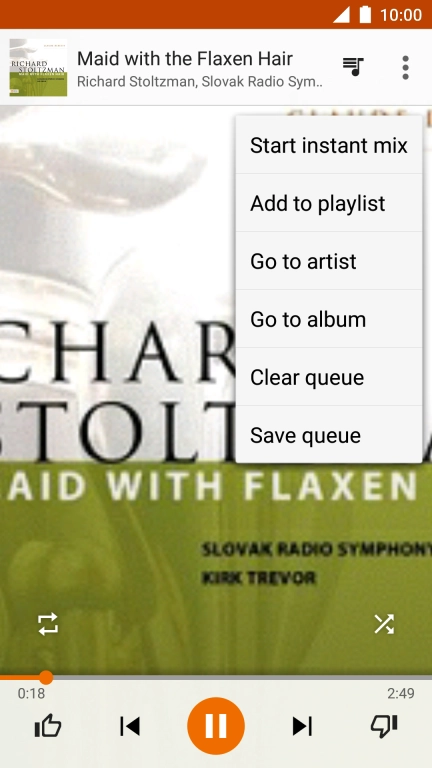 Press Add to playlist.