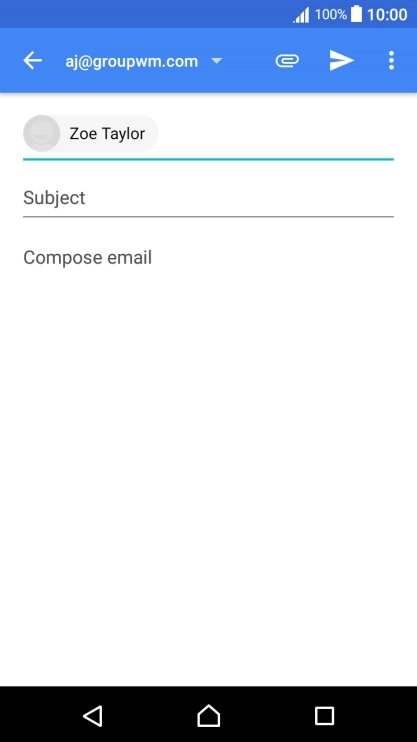 Press Subject and key in the required subject.