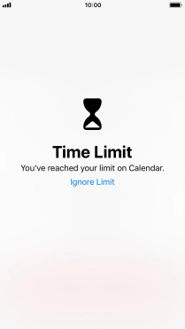 Press Ignore Limit.