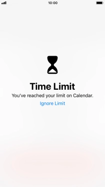 Press Ignore Limit.
