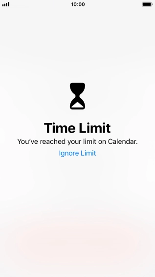 Press Ignore Limit.