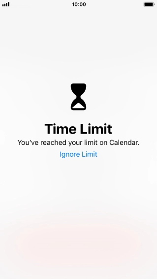 Press Ignore Limit.