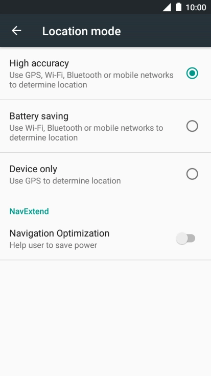If you select High accuracy, your phone can find your exact position using the GPS satellites, the mobile network and nearby Wi-Fi networks. Satellite-based GPS requires a clear view of the sky.