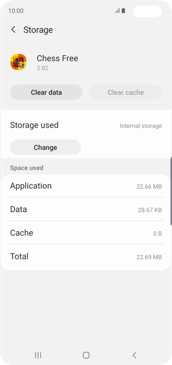 Press the Home key to return to the home screen.
