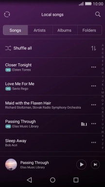 Press Songs.