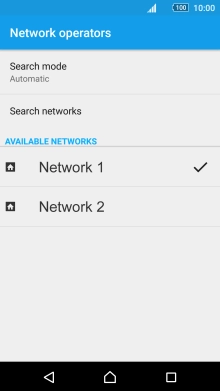 Press Search mode.