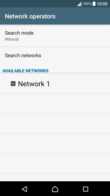 Press Search mode.