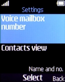 Select Voice mailbox number.