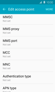 Press MMSC.