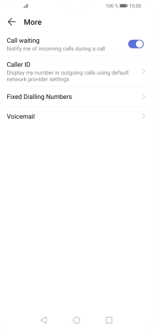 Press Fixed Dialling Numbers.