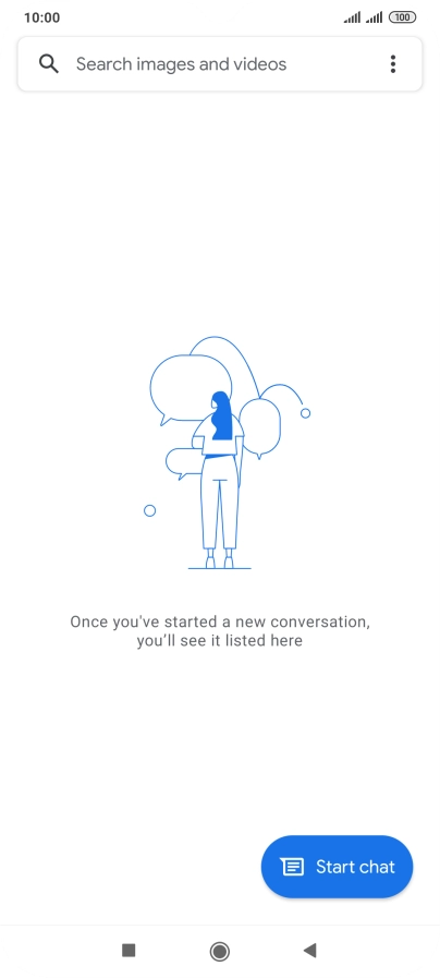 Press Start chat.