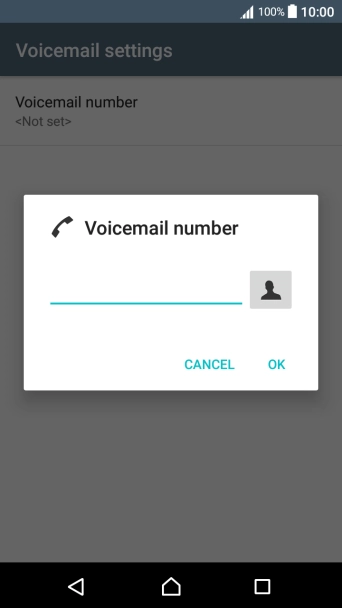Key in (prefix) 5 (your phone number) and press OK.