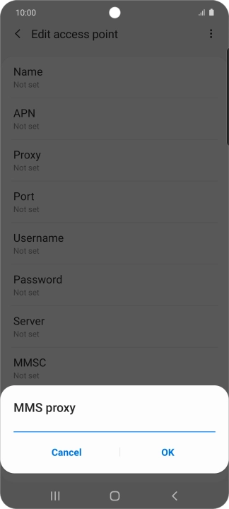 Key in 10.24.59.200 and press OK.