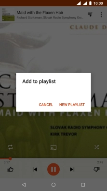 Press NEW PLAYLIST.