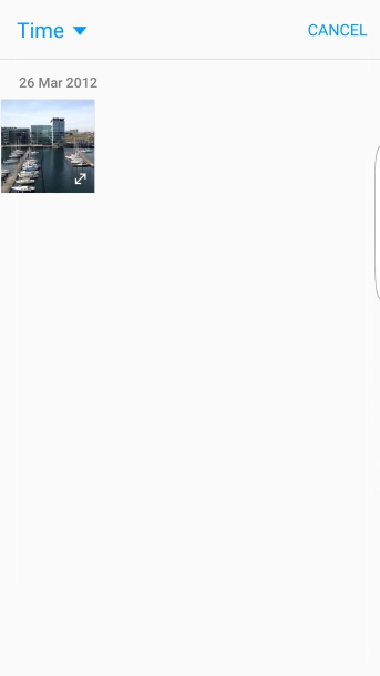 Press the drop down list in the top left corner of the screen.